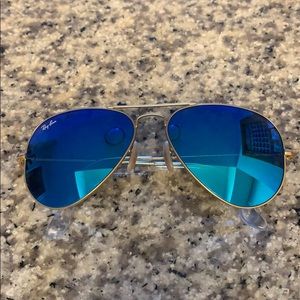 Rayban Aviator flash lens